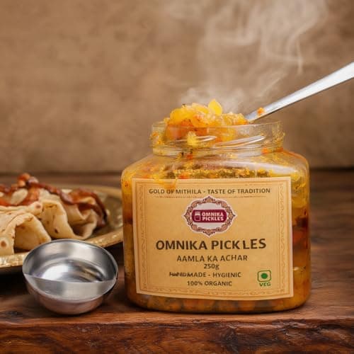 Amla Ka Achaar, Traditional Homemade Amla Pickle from Bihar, Authentic Taste, No Onion No Garlic (250 gm) — image 3