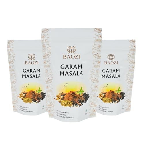 BAOZI Garam Masala - No Onion, No Garlic | Authentic Indian Spice Blend for Rich & Aromatic Curries, Gravies & Sabjis | Perfect for Everyday Cooking | Pack of 2 (100g x 2) — image 6