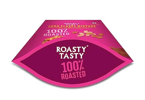 Roasty Tasty Cornflakes Mixture Roasted Namkeen 340g | Palm Oil Free Snack | Replacement of Fried Namkeen & Bhujiya | Ideal Millet Snack | Low Calorie Snacks - No Cholesterol, No Transfat Diet Mixture Millet Snacks Items | Roasted Chivda Cornflakes — image 6