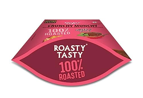 Roasty Tasty Crunchy Munchy 340g | Healthy Snack | No Onion No Garlic | Ideal Millet Namkeen for Kids & Adults | Low Calorie Snacks - Roasted Namkeen - No Cholesterol, No Transfat Diet Mixture in Peri Peri Masala | Millet Snacks Items — image 3