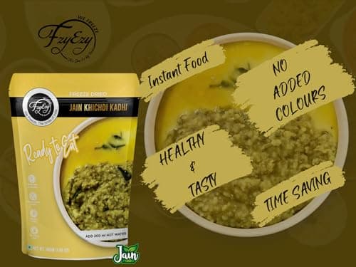 Jain Khichdi Kadhi | Freeze Dried | Ready to Eat Combo Meal | Authentic Jain Taste | Preservative Free, Gluten Free, No Onion No Garlic | Add Hot Water & Enjoy | Ideal for Travel, Office, and Quick Meals — image 5