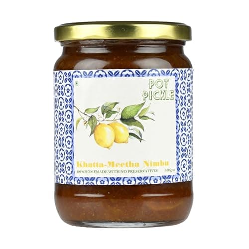 POT PICKLE Khatta Meetha Nimbu Pickle | Sweet & Sour Lemon Achar | Homemade Style No Onion No Garlic | Traditional Indian Pickle | Naturally Processed (250 Gram) — image 3