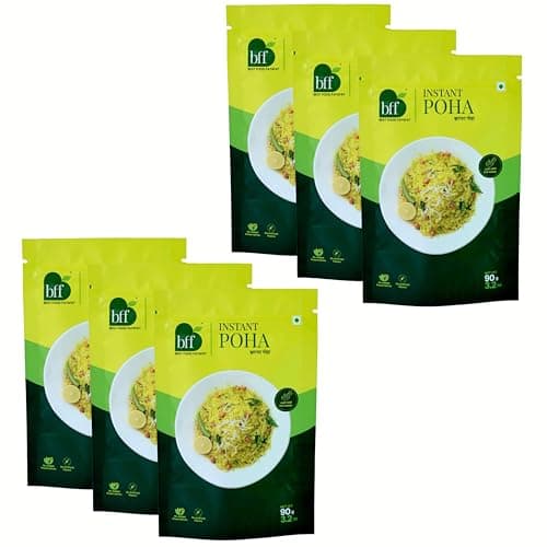 Instant Poha Pack of 2 (90g Each) | Ready-to-Eat Indian Breakfast Mix | Just Add Hot Water | Portable Pack for Travel, Office, or Home | Simple & Easy Meal Solution — image 8