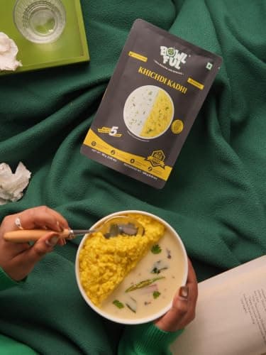 Bowlful Khichdi Kadhi, 48 GMS Pack of 3, Healthy Rice Based Product with Kadhi Without Onion and Garlic. 100% Natural, Freeze Dried Food — image 4