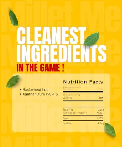Kuizeens Buckwheat Rice - 200G (Pack of 2)| Low Carb & Low Fat | Buckwheat Flour, Xauthum Gum | Chemical Free | No Preservatives & No Artificial Additives |Jain | No Onion & Garlic — image 2