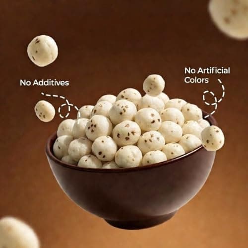 Mother harvest Prasadam Makhana | Crunchy Phool Makhana | Handpicked 4+ Sutta | Fox Nuts/Lotus Seeds | Gorgon Nut | Healthy Diet Immunity Booster Snacks | Rich in Calcium & Maintains Weight | 200gm — image 5
