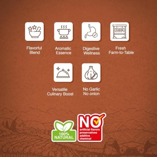 Panchabhootani Sambar Powder 100g | South Indian Authentic Flavour | Easy Digestion - Vegan | No Garlic | No Onion | Delicious Sambar At Home | No Preservatives (Small, 100.00, gram) — image 6