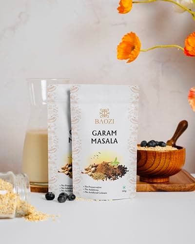 BAOZI Garam Masala - No Onion, No Garlic | Authentic Indian Spice Blend for Rich & Aromatic Curries, Gravies & Sabjis | Perfect for Everyday Cooking | Pack of 2 (100g x 2) — image 3
