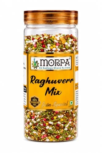Morpa Raghuverr Mix Mouth Freshener Jain Special Mukhwas with Fennel Seeds Sugar Coated Saunf and Aromatic Spices Refreshing After Meal Digestive 200g