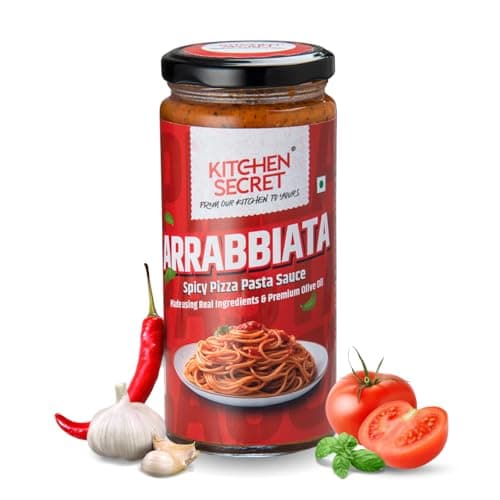 Kitchen Secret Jain Arrabbiata No Onion No Garlic Spicy Red Pizza Pasta Sauce 390g - For Pasta, Spaghetti, Pizza, Sandwiches, Wraps, Quality Ingredients, No Preservatives, Taste of Italy — image 8