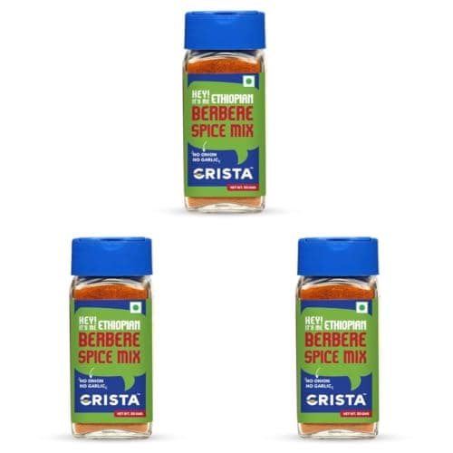 CRISTA Ethiopian Berbere Spice Mix | Vegetable Curry Masala | Vegan | No Onion | No Garlic | Zero added Colours, Fillers, Additives & Preservatives | 50 gms — image 7