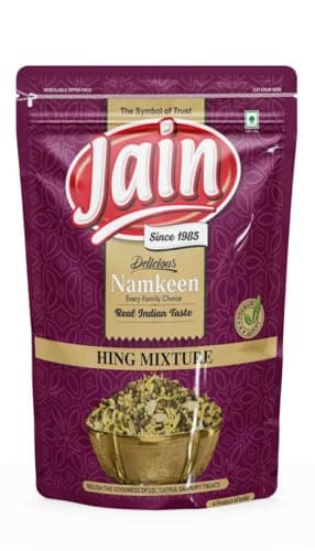 Jain Since 1985 Navratan Mixture Namkeen 700g (350g x 2) | Crunchy Indian Snack Mix | Sev, Peanuts & Lentils | Tea Time Namkeen | Spicy & Crispy Mixture — image 2