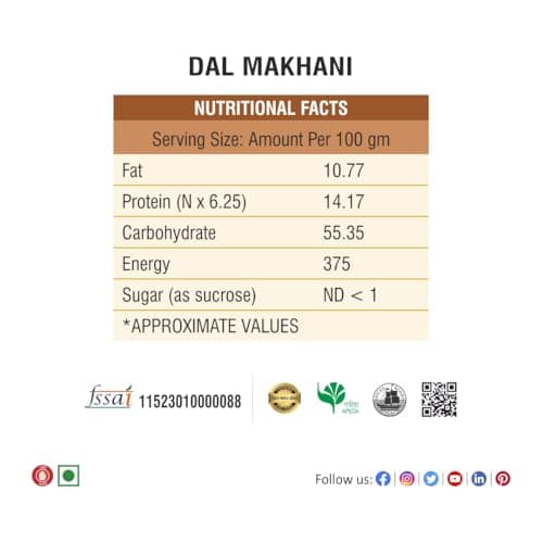 Bhoj Masale Dal Makhani Masala 500gm each (Pack OF 2) | Dal Makhani Masala Natural And Fresh Authentic Spice Blend.No Colour, No Preservatives, No Onion & No Garlic (Jain Masala) — image 2