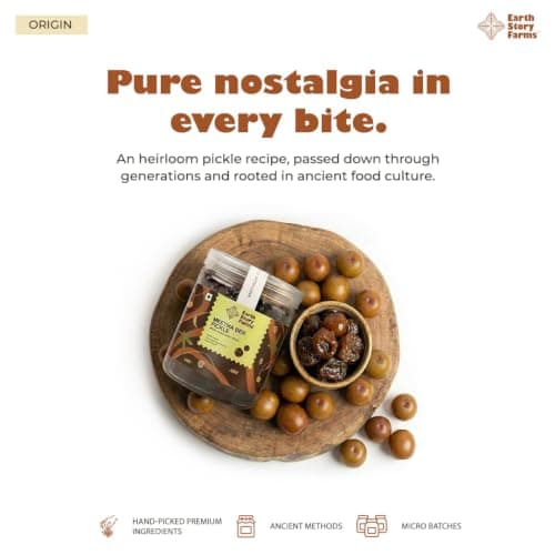 Earth Story Farms Meetha Ber Pickle | No Preservatives | Sweet Jujube Pickle| Premium Ingredients | Testy Kul Pickle | Meetha Ber Ka Achar (200gm) — image 3