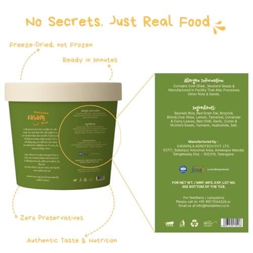 Instabites Ready To Eat Zesty Rasam with Veggies – Pack of 3 — image 2