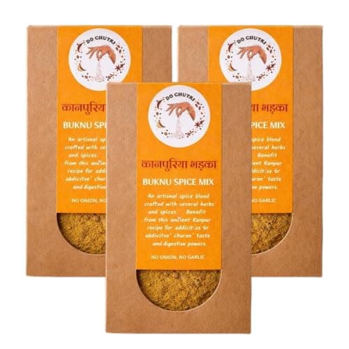 Do Chutki Kanpuriya Bhadka - Buknu Masala Kanpur 100g (Pack of 2) | Traditional Spice Mix & Seasoning Powder | Desi Buknu Powder Masala With Indian Spices | No Onion No Garlic — image 8