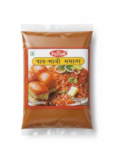Padam Pav Bhaji Masala, No Onion No Garlic, Pack of 50gX3