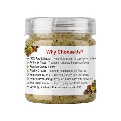 Didi Ke Masale Jeeravan Masala Traditional Rajasthani Spice Mix for Snacks & Fruits | Tangy Flavour | Hing (Asafoetida) Flavoured, Tasty on Fries | No Artificial Colour Use 150gm — image 2