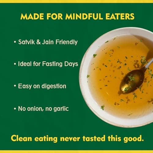 Brew Lab No Onion No Garlic Bouillon & Broth Powder, 250g | Instant Vegetable Stock | Plant-Based | Jain-Friendly | Umami Seasoning for Soups, Gravies & Cooking — image 7