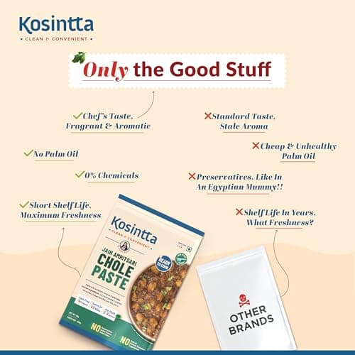 Kosintta Jain Veg Kadhai Gravy Paste | No Onion No Garlic | Ready to Cook Kadai Masala | Instant Indian Curry Base | Restaurant Style Sabzi Gravy | Satvik Pure Veg | Quick & Easy Meal Solution | 100g — image 5