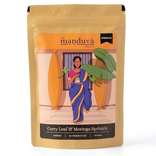 The Manduva Project Tiffin Sprinkle Podi 200g | Jain No Garlic No Onion | Andhra-Style Idli Karam | Roasted Lentils, Coconut & Tamarind | Hand-Pounded Traditional Sprinkle | No Preservatives — image 8