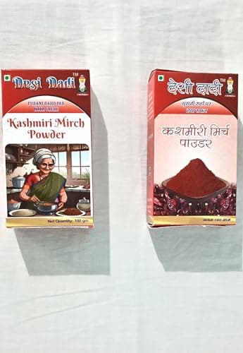 Desi Dadi Premium Indian Spice Combo Pack, Chhola Masala, Shahi Paneer Masala, Kashmiri Mirch Powder, No Onion No Garlic, 100g Each — image 4