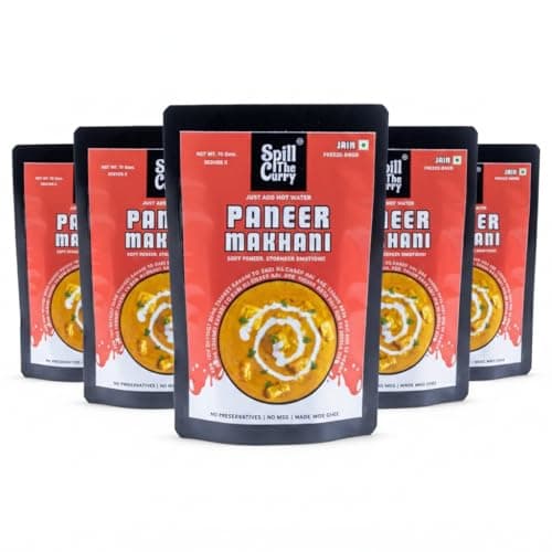 SPILL THE CURRY Dal Makhani Jain Ready to Eat | No Onion No Garlic | Authentic Punjabi Creamy Lentil Curry | Freeze Dried Instant Food | Just Add Hot Water | Vegetarian Meal for Travel & Hostels | Combo Pack of 3 (70g Each) — image 7