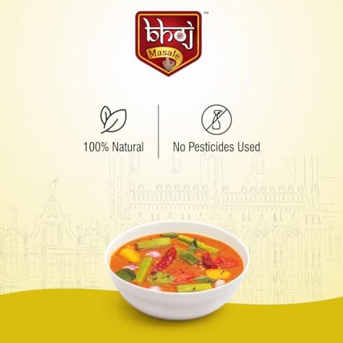 Bhoj Masale Sambhar - 100GM | Aromatic Spice for Flavorful Indian Cooking | For Flavorful Cooking | No Artificial Flavor Added. No onion and no garlic added (Jain Masala) — image 8