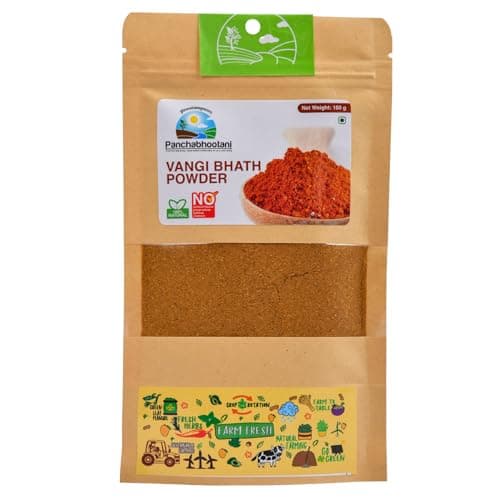 Vangi Bath Powder 200g | Authentic Flavours From South India, Made With Wholesome Spices & Lentil, Pure & Natural Brinjal Rice Powder, No added Preservative & Color, Healthy and Tasty — image 7