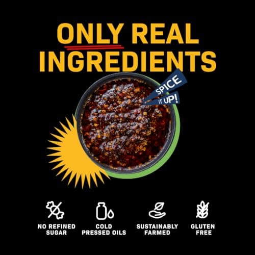 Boombay Five Chilli Oil Topping 190 grams | Nothing Artificial | No Bad Oils | Zero Sugar | Plant Based | Use as a Tadka for Dal, Topping on Pizza, Spicy Flavour to Noodles (Pack of 2) — image 4