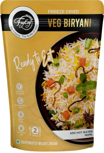 FzyEzy Freeze-Dried Jain Pav Bhaji – 55g | Indian Classic Snack Delight | No Onion, No Garlic | Pure Veg | Gluten-Free | Preservative-Free | Instant Mumbai Street Food — image 8