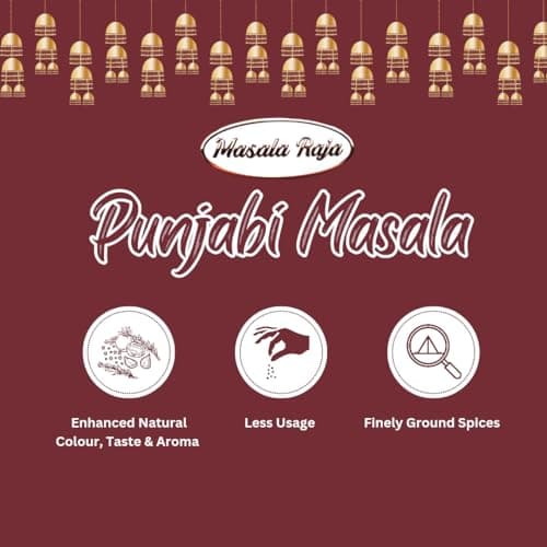Masala Raja Punjabi Masala 100g, (No Onion, No Garlic) Blended Spice for Authentic Taste and Colour, Made With 100% Natural Ingredients Of Mountains — image 5