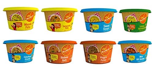 Desi Mealz Breakfast Pack - No Onion No Garlic Special Combo | Instant Foods | Vegetarian | Readymade Packaged Food | No Preservatives (Pack of 8) — image 2