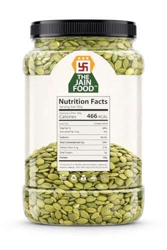 Pumpkin Seeds,– Rich in Protein & Zinc, High Fibre Snack – Non-GMO, Un-salted – Healthy Snacking/Baking/Smoothie Topping. (1000 g) — image 2