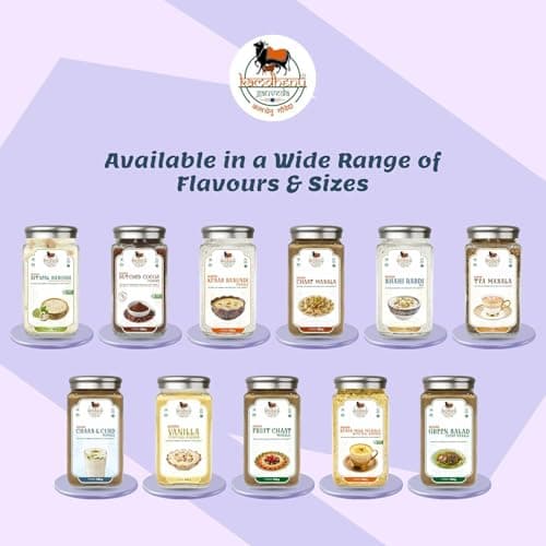 Satvik Sanatani Swaminarayan Jain Vegan Chatpata Fruit Masala 350g | Cumin, Coriander, Pudina, Pink & Black Salt | No Onion No Garlic | No Preservatives | Glass Jar with Steel Cap — image 6