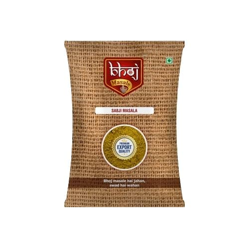 Bhoj Masale Sabji Masala Powder 100GM | Spices with Natural Ingredients For Healthy and Delicious Cooking. No Colour, No Preservatives, No Onion & No Garlic (Jain Masala)