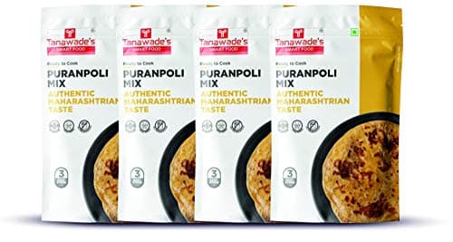 Tanawade’s Smart Food Instant Puranpoli Mix (Pack of 2) – No Preservatives • Ready‑to‑Cook Authentic Sweet Flatbread • Hand‑Picked Flavours • Homestyle Taste — image 8