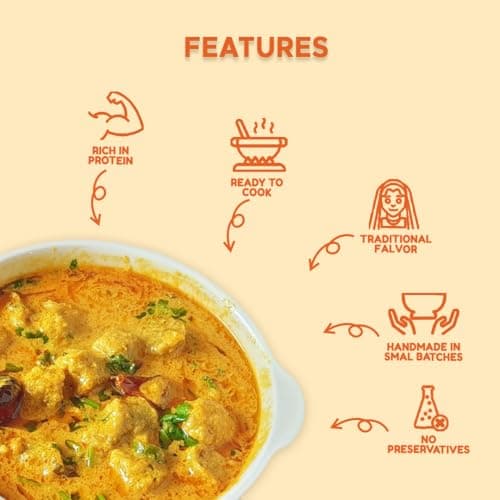 Being Bania Masala Besan Gatta, 250g | Homemade Rajasthani Gatte Sabzi | Marwari Gatta | Healthy and Protein Rich — image 4