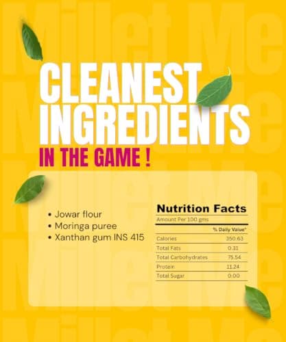 Millet Me by Kuizeens Jowar Moringa Pasta - 230g | Superfood Infused | Protein Rich | Gluten-Free & Nutrient-Rich | Easy-to-Make | Healthy Alternative for Wholesome Meals | Jain | No Onion & Garlic — image 2