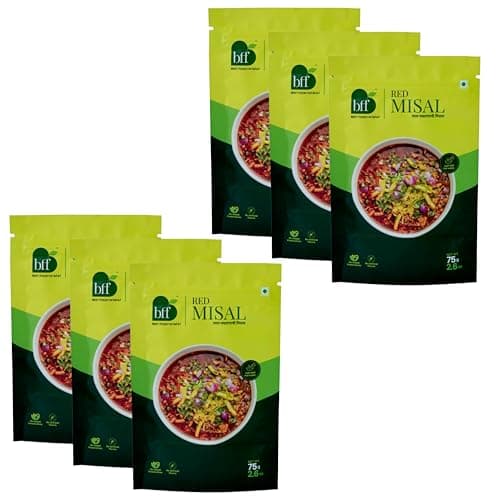 Instant Misal - No Onion, No Garlic | Instant Misal 300g (75g x 4) | Ready To Eat Breakfast Mix, Spicy & Flavorful, Perfect for Busy Mornings. — image 6