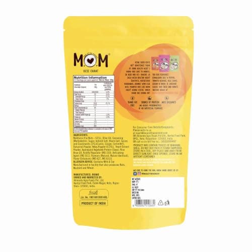 MOM - Meal of the Moment, Roasted Desi Chaat Makhana, 52g | Source of Protein | No Palm Oil | Gluten free — image 2