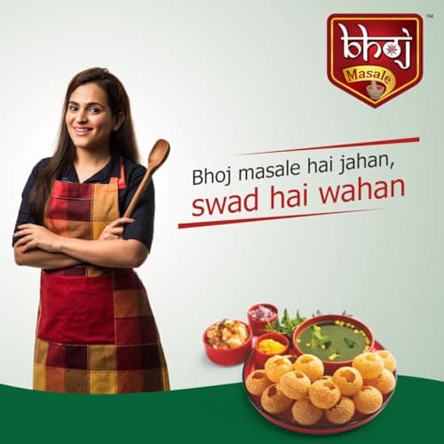 Bhoj Masale Pani Puri 100Gm Each|Aromatic Spice Powder For Flavorful Indian Cooking|For Flavorful Cooking|No Artificial Flavor Added. No Colour,No Preservatives,No Onion&No Garlic(Jain Masale) — image 8