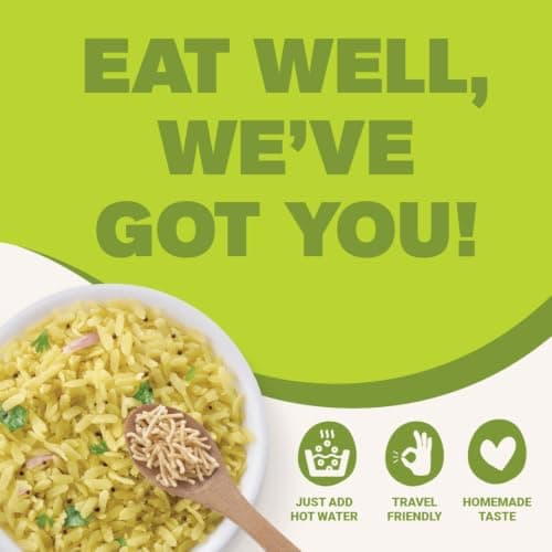 MOM - Meal of the Moment, Poha with Bhujia, 80g | Ready to Eat | No Added Preservatives | No Artificial Flavours — image 7
