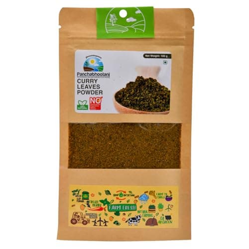 Panchabhootani Curry Leaves Chutney Powder 500g : Instant, Dip or Sprinkle, Authentic Recipe, Nutrient-rich, Rice Seasoning, Natural Flavour, No Added Colour, Traditional & Flavourful Side Dish — image 8