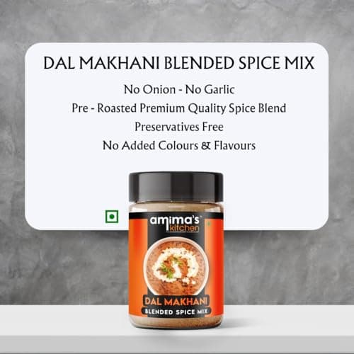Amima's Kitchen Dal Makhani Jain Spice Mix (No Onion No Garlic) – 100 Grams | Blended Spice Mix | For Healthy and Delicious Cooking | No Synthetic Flavour & Color | Ready Masala Powder — image 4