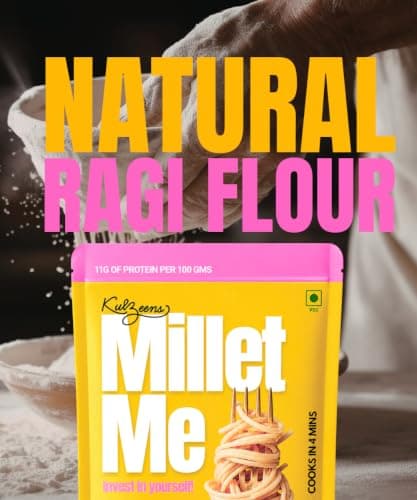 Millet Me by Kuizeens Ragi Noodles - 110G |100% Millet Noodle|Protein-Rich | Easy-to-Make | Fresh & Flavourfull | No MSG |No Preservatives|Ready in Minutes | Jain | No Onion & Garlic — image 6