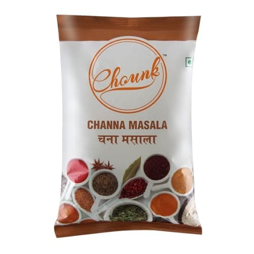 Chounk 100% Pure Punjabi Chana Masala Powder 500g No Onion No Garlic Blended Spice Mix Ready To Cook Powder Masala | No Chemicals