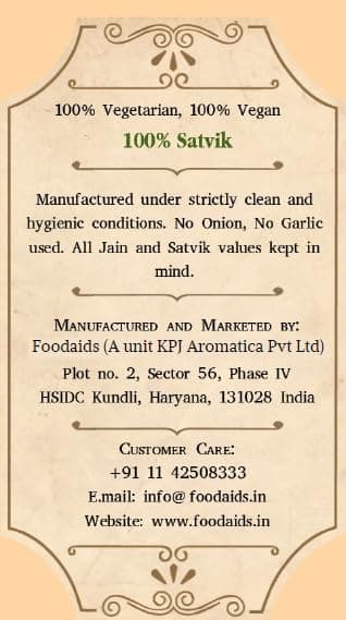 Foodaids Hing Jain Chaat masala powder (100gm). Taste with digestion/Fruits/Pokadas/Snacks .No onion No garlic. — image 7