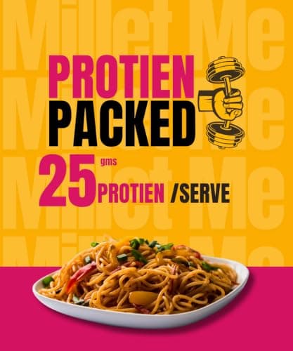 Millet Me by Kuizeens Gluten-Free Jowar Noodles - 220G (Pack of 2 ) | High-Protein SorghumNoodles | Gluten-Free Delight | Easy-to-Make | No MSG | No Preservatives | Low Glycemic |Jain | No Onion & Garlic — image 5