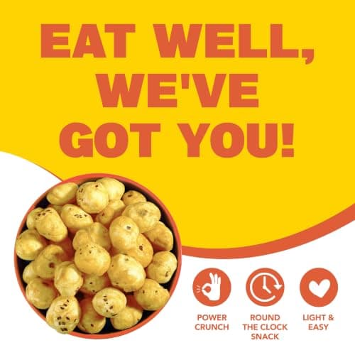 MOM - Meal of the Moment, Roasted Desi Chaat Makhana, 52g | Source of Protein | No Palm Oil | Gluten free — image 7